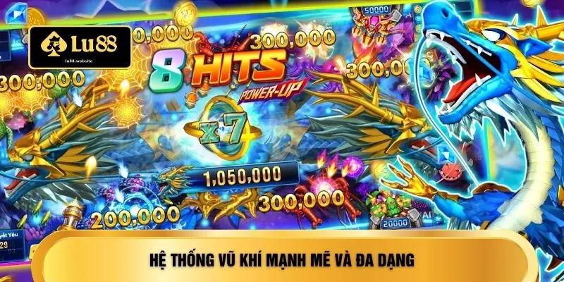 Hệ thống vũ khí mạnh mẽ và đa dạng